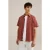 We Fashion Shirt Rust Brown