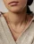 Hey Happiness Ketting ‘Textured Link’  rose-goud