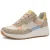 ARA Sneakers laag ‘Garda’  beige / pastelblauw / lichtbruin / pasteelgeel