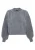 Dreimaster Grof gebreide trui Dames grijs melange