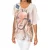 Dames-T-shirt met korte mouwen en ronde hals 10DMC0221
