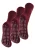 3 paar multiverpakking dames fleece pantoffelsokken | THMO | Ademende Crew Indoor Thermische Sokken met Grip – Diepe Fuchsia