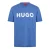 Hugo Heren-T-shirt met Dulivio-logo in contrasterende kleuren (Medium Blauw)