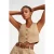 Katoenen Poplin V-Hals Crop Blouse