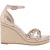 Dune London Dames/Dames Khai gevlochten sleehakken (Roze Goud)