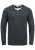 !Solid Shirt ‘Doriano’  navy / wit