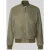 jack & jones bomberjack in leerlook met opstaande kraag