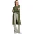 River Woods Khaki Long Cardigan Long Sleeves