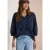 3/4 mouw blouse met shiffley patroon