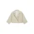 comma cropped double breasted blazer – zand