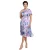 Plissé Jurk met Volant Mouwen Dames Goddiva Flutter Midi