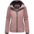 Marikoo dames overgangsjas lichtgewicht water- en windafstotend met capuchon mauve