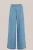 Blue Ridge – Dames wide leg broek van linnenmix – High waist – Lichtblauw – Katoen –