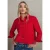 Street One Dames Corduroy overhemd blouse in Rood