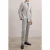 Reiss Flannel Mixer Trouser Soft Grey