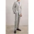 Reiss Flannel Mixer Trouser Soft Grey