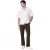 Ted Baker Haydae rechte chino voor heren (Kaki Bruin)