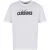 Urban Classics Heren Cursief Logo Zwaargewicht Oversized T-shirt (Wit)