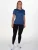 Divina Sporttop ‘Pono’  royal blue/koningsblauw / wit