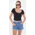 Scoop Nek Crop Top