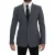 Grijs Geruite Blazer Slim Fit