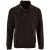 SOLS Heren Stan Contrast Zip Neck Sweatshirt (Zwart)
