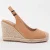 Montevita Espadrilles Met Een Sleehak Balenci7 Bruin