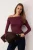 TRENDYOLMİLLA Dames Paars Effen Lang Getailleerd Blouses