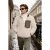 TRENDYOL MAN Heren Ecru Colorblock Lang Regular fit Winter Jassen