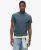 Superdry Mannen Essential T-shirt van Biologisch Katoen met Logo Blauw