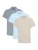 BLEND Shirt  beige / lichtblauw / blauw gemêleerd / wit