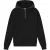 Malelions Men Fleece Nylon Half Zip Hoodie | Black