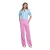 Bootcut damesbroek Nife Rayon
