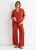 Rust Luchtstroom Oversized Shirt Top