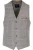 Venti Vest zilver, Effen