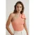 TRENDYOLMİLLA Dames Oranje Effen Mouwloos Regular fit Blouses