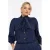 YOEK blouse dark blue denim