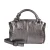 BURKELY leren mini handtas Radiant Raeven grijs