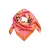 PIECES sjaaltje PCKONNIE met print oranje/roze