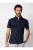 Desoto Jersey shirt donkerblauw, Effen