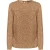 Dreimaster Bloes met lange mouwen Dames Donker kameelbeige