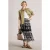 White Stuff Abigail Midi Skirt Navy Print