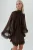 Elegante Coltrui Mini-jurk met Rimpeldetail