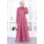 Parelmeer Kant Glitter Avondjurk Oud roze