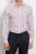 OLYMP Level Five 24/Seven Body Fit Overhemd donkerrood, Motief