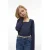 VERO MODA GIRL blousetop donkerblauw