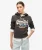 Premium Gebloemde Hoodie met Vintage Logo Zwart