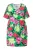 Ulla Popken Shirt  lichtgeel / groen / pink / zwart