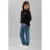 Calvin Klein sweater met backprint – zwart