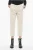 Cropped rechte jeans in wit
